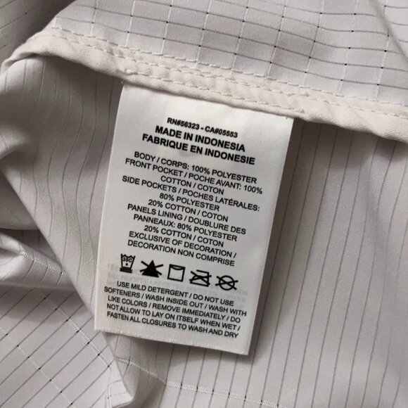 Nike Sportswear Tech Pack Woven Jacket Mens M Pullover Windbreaker Running White - Picture 6 of 7